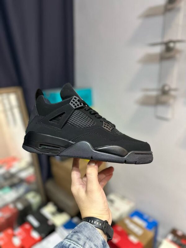 Air Jordan 4 Retro Black Cat All Black Shoes