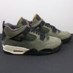 Undefeated x Air Jordan 4 Retro Deep Green IB1519-200