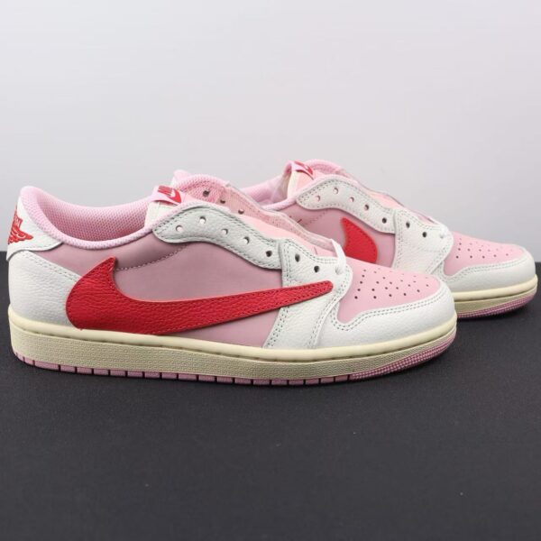 Travis Scott x Air Jordan 1 Low OG Shy Pink Tropical Pink IQ7604-101