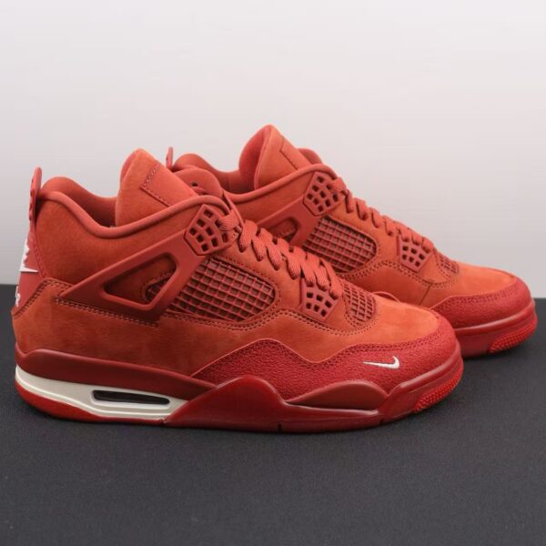 Nigel Sylvester x Air Jordan 4 Retro Brick by Brick Red Shoes