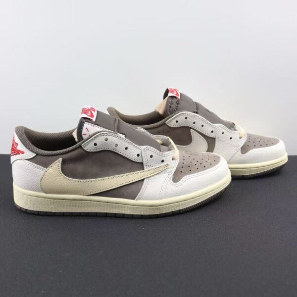 Air Jordan 1 Low Travis Scott Reverse Mocha White Brown Top Version