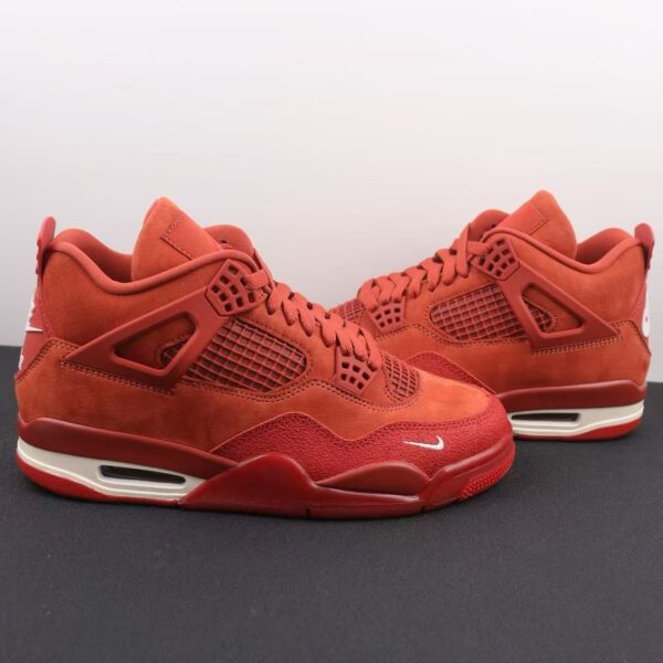 Nigel Sylvester x Air Jordan 4 Retro Brick by Brick Red Shoes