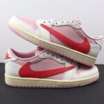 Travis Scott x Air Jordan 1 Low OG Shy Pink Tropical Pink IQ7604-101