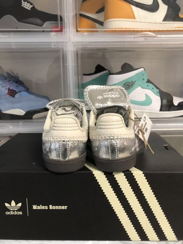 Wales Bonner x adidas Samba Metallic Silver Gum Sneakers