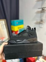 Air Jordan 4 Retro Black Cat All Black Shoes