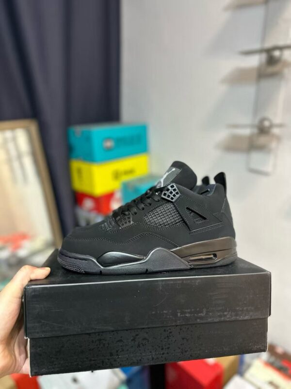 Air Jordan 4 Retro Black Cat All Black Shoes