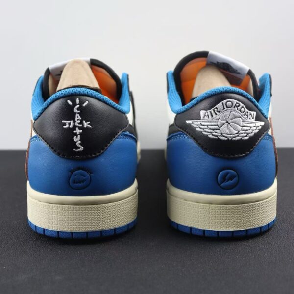 Air Jordan 1 Low Travis Scott Fragment White Blue Black Top Version