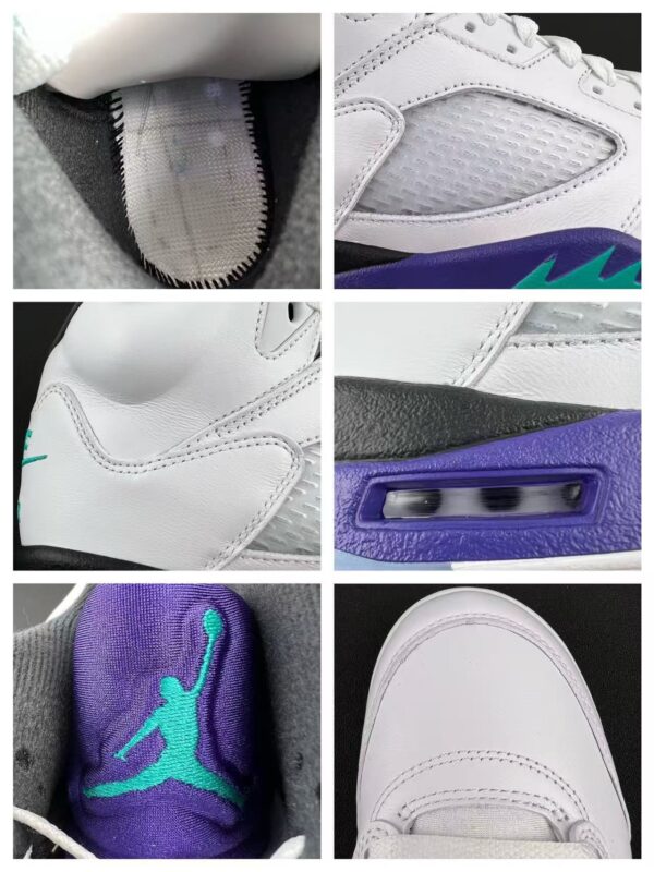 Air Jordan 5 Retro White Purple HQ7978-100