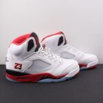 Air Jordan 5 Retro White Red HQ7978-101
