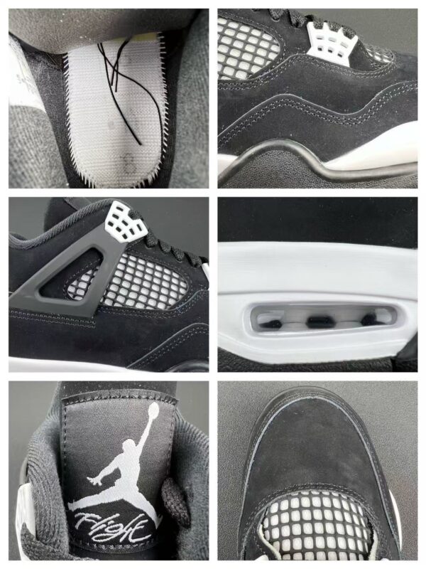 Air Jordan 4 Retro Black White FQ8138-001