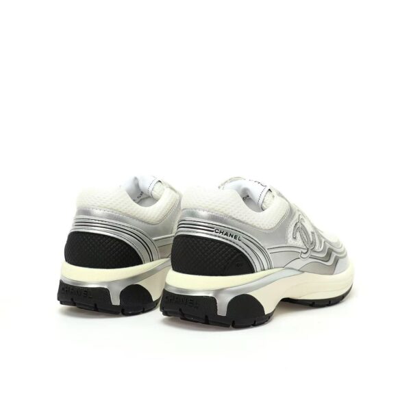 Chanel Runner Sneaker Silver White G39792 Y56368 K5451