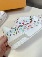Louis Vuitton Trainer Sneaker White Multicolor Monogram 1AHEKG