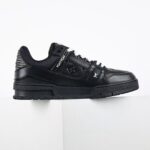 Louis Vuitton Trainer Sneaker Black Monogram 1AAREW