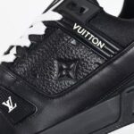 Louis Vuitton Trainer Sneaker Black Monogram 1AAREW