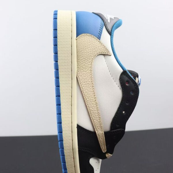 Air Jordan 1 Low Travis Scott Fragment White Blue Black Shoes
