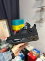 Air Jordan 4 Retro Black Cat All Black Shoes