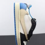 Air Jordan 1 Low Travis Scott Fragment White Blue Black Top Version