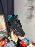 Air Jordan 4 Retro Black Cat All Black Shoes