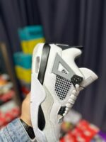 Air Jordan 4 Retro Military Black White Shoes