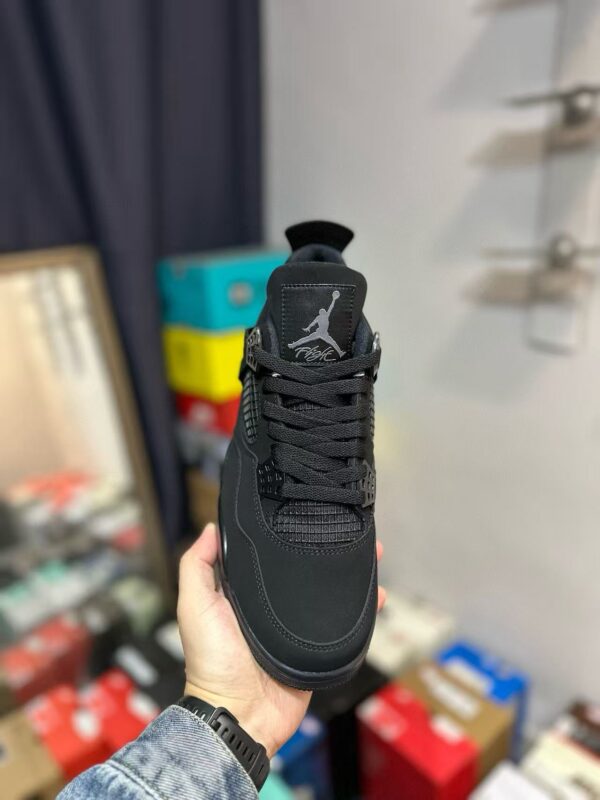 Air Jordan 4 Retro Black Cat All Black Shoes