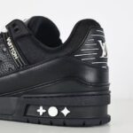 Louis Vuitton Trainer Sneaker Black Monogram 1AAREW