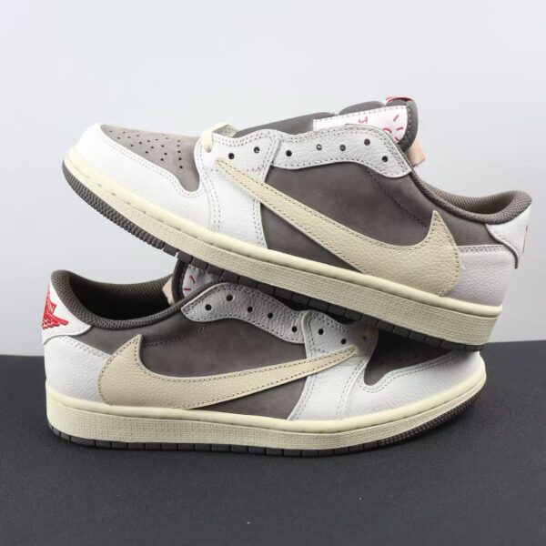 Air Jordan 1 Low Travis Scott Reverse Mocha White Brown Top Version