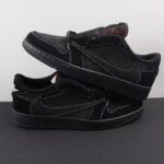 Air Jordan 1 Low Travis Scott Black Phantom Top Version