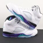Air Jordan 5 Retro White Purple HQ7978-100