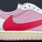 Travis Scott x Air Jordan 1 Low OG Shy Pink Tropical Pink IQ7604-101