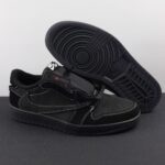 Air Jordan 1 Low Travis Scott Black Phantom Top Version