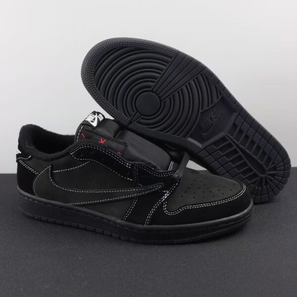 Air Jordan 1 Low Travis Scott Black Phantom Top Version