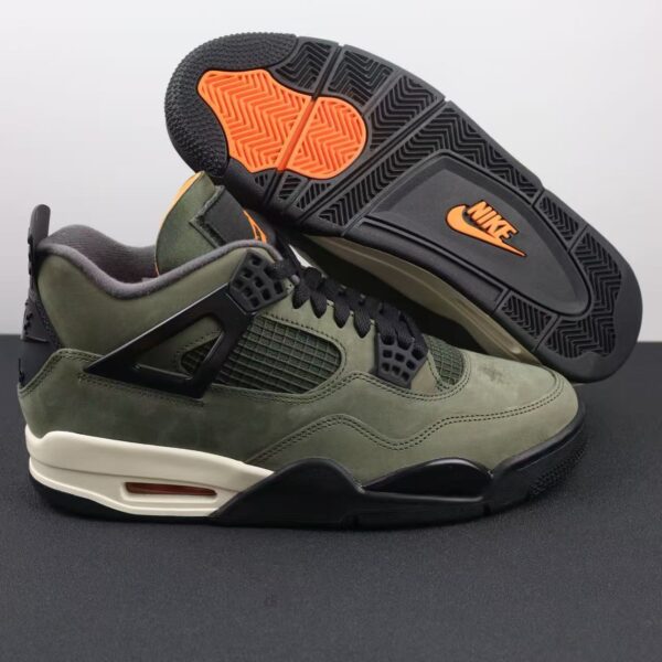 Undefeated x Air Jordan 4 Retro Deep Green IB1519-200