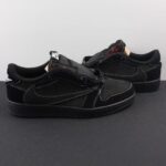 Air Jordan 1 Low Travis Scott Black Phantom Top Version