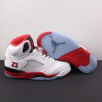 Air Jordan 5 Retro White Red HQ7978-101