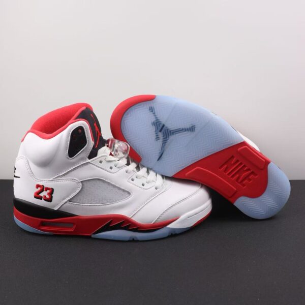 Air Jordan 5 Retro White Red HQ7978-101