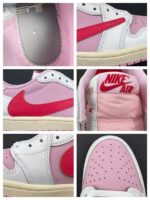 Travis Scott x Air Jordan 1 Low OG Shy Pink Tropical Pink IQ7604-101