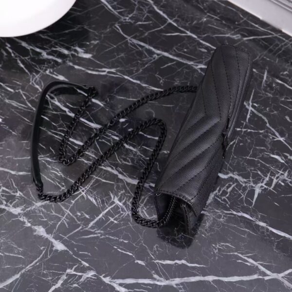 YSL Envelope Bag Black
