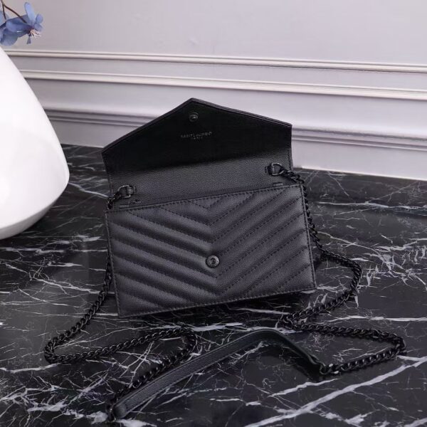 YSL Envelope Bag Black