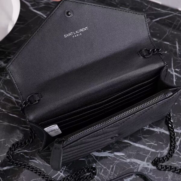 YSL Envelope Bag Black