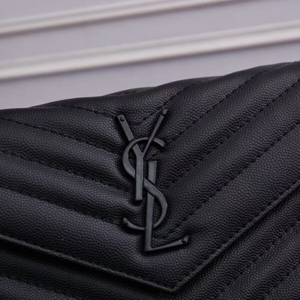 YSL Envelope Bag Black