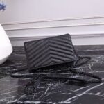 YSL Envelope Bag Black