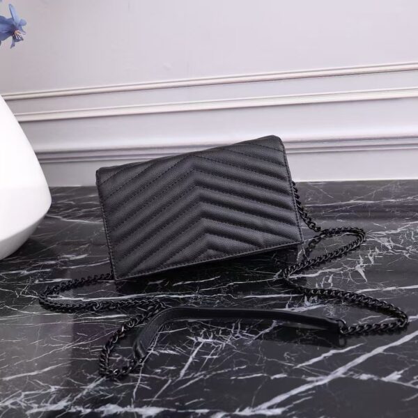 YSL Envelope Bag Black