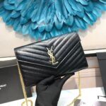 YSL Envelope Bag Black
