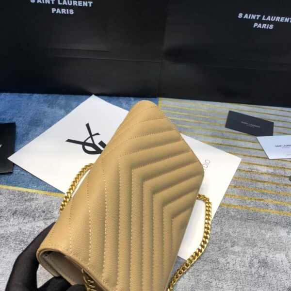 YSL Envelope Bag Khaki
