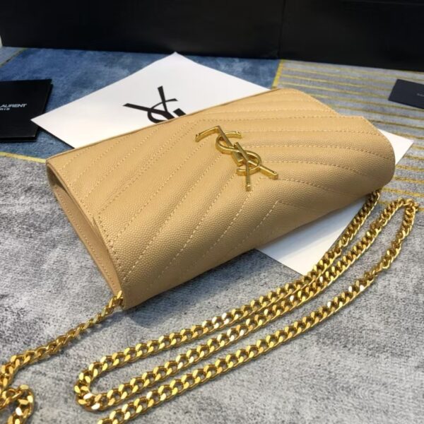 YSL Envelope Bag Khaki