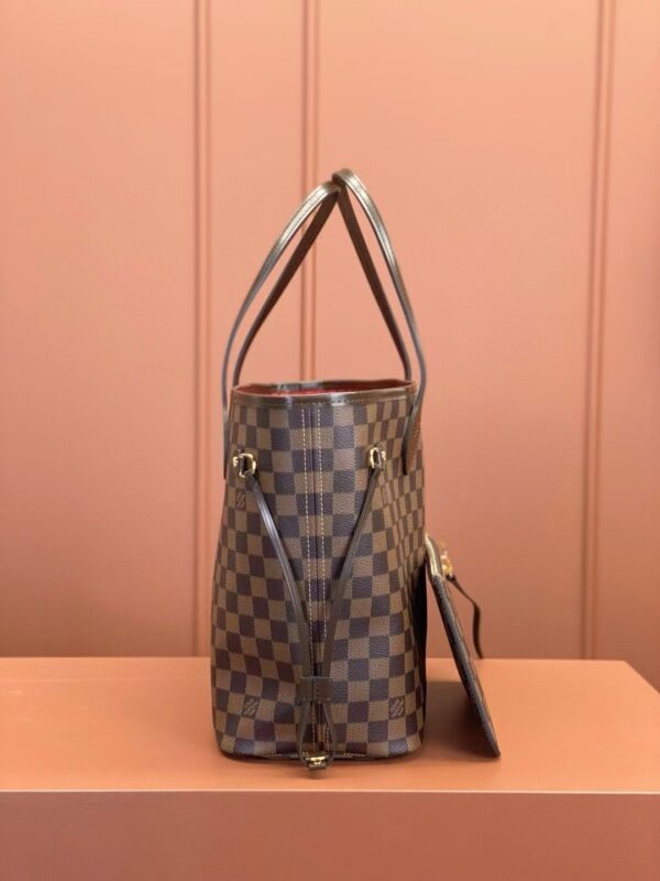 Louis Vuitton Shopping Bag Brown Check