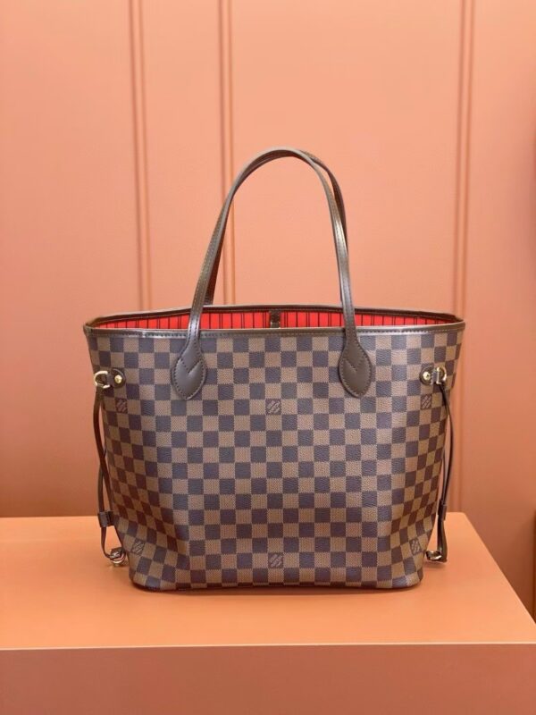 Louis Vuitton Shopping Bag Brown Check