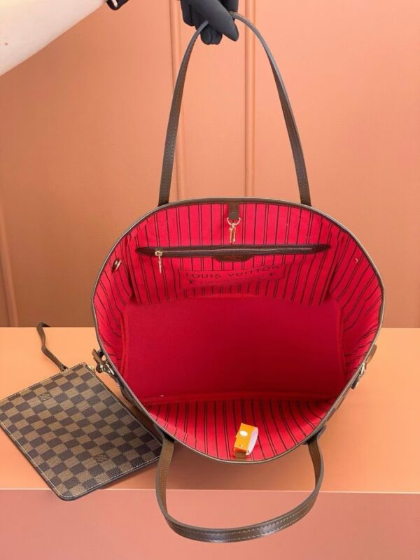 Louis Vuitton Shopping Bag Brown Check