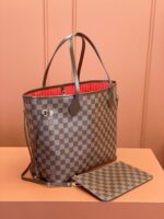 Louis Vuitton Shopping Bag Brown Check