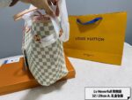Louis Vuitton Shopping Bag White Check